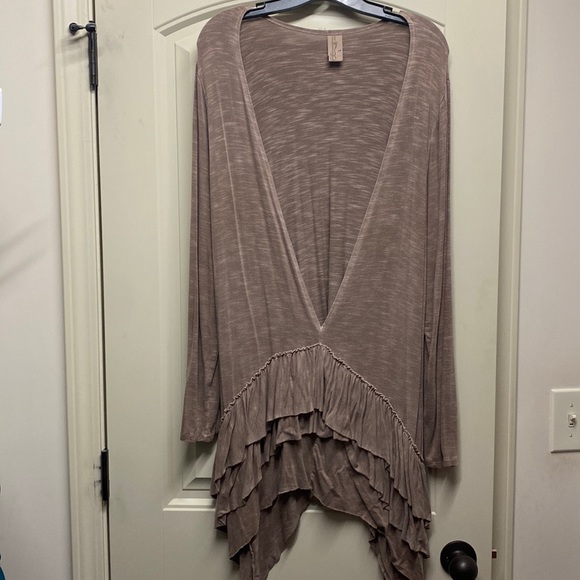 Heather brown tunic - Picture 1 of 3
